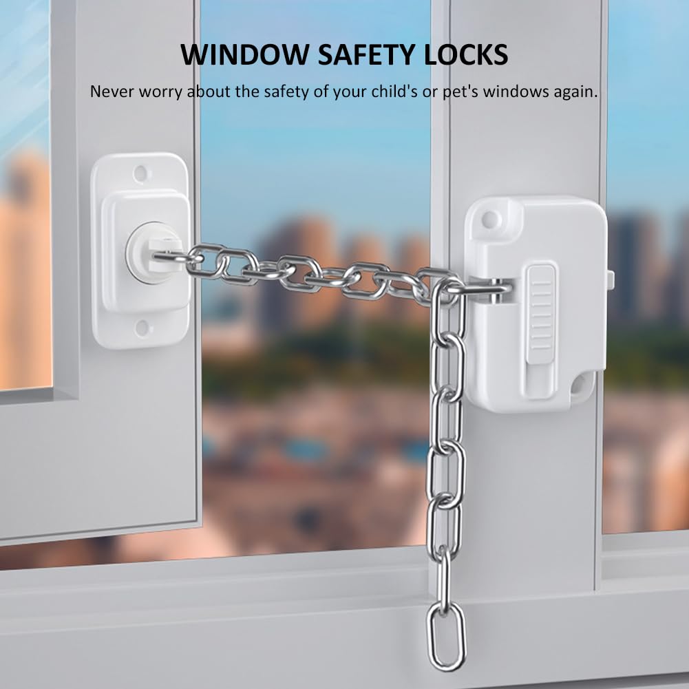 Lucchetto Di Sicurezza Per Bambini - Bloccaggio Autoadesivo Per Frigorifero, Finestre, Armadi - Foto 3