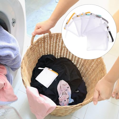 Bolsas de lavandería de malla resistente tamaño mini para proteger ropa interior y calcetines 6
