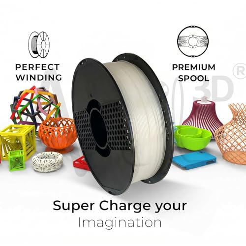 Image of NFIL3D Premium HIPS Natural White - 3D Printing Filament | Compatible with All 3D Printers | 1.75mm | 1Kg Nett Weight