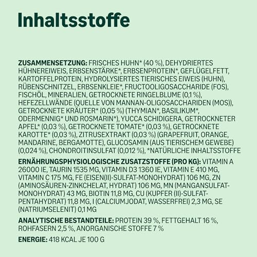 by Amazon Katzenfutter für junge Katzen (Junior), Fein zubereitetes Trockenfutter mit frischem Huhn, Getreidefreie Rezeptur, 3 kg (1er-Pack)(Zuvor eine Marke von Lifelong, gleiches Produkt) 6