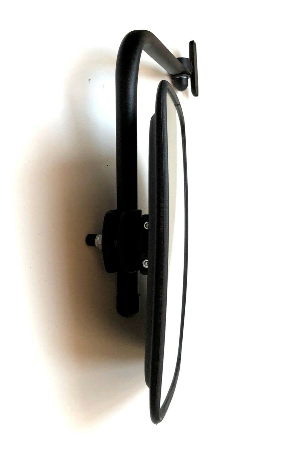 2 specchietti retrovisori esterni 248 x 186 mm R1200 ø16-20 mm E20 per trattore, camion con supporto per specchio
