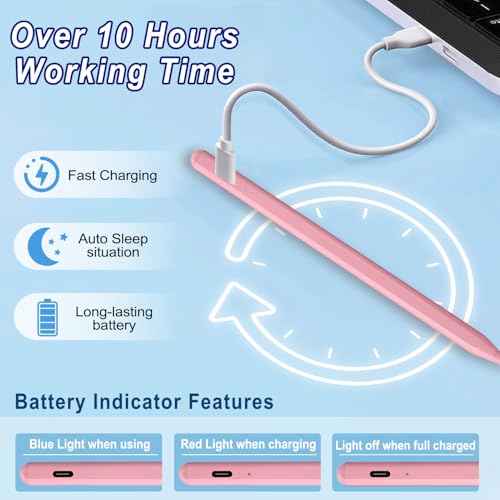 Image of BLEBLE Stylus Pen for iPad Apple: Fast Charge for iPad Pencil Apple Pen with Palm Rejection Tilt Sensitivity