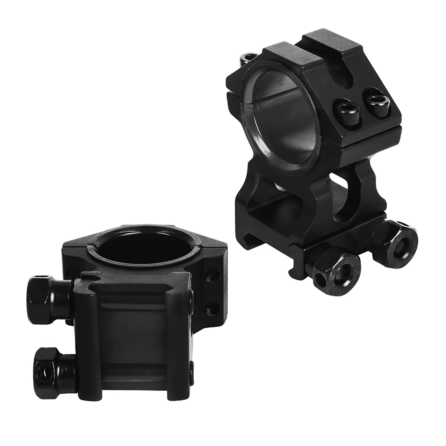 Anelli per Cannocchiale di Precisione di Grado Industriale WestHunter, 25,4 mm 30 mm Montaggio per Cannocchiale Picatinny Tattico in Lega di Alluminio 6061 T6 | Altezza centrale di 36 mm / 29 mm