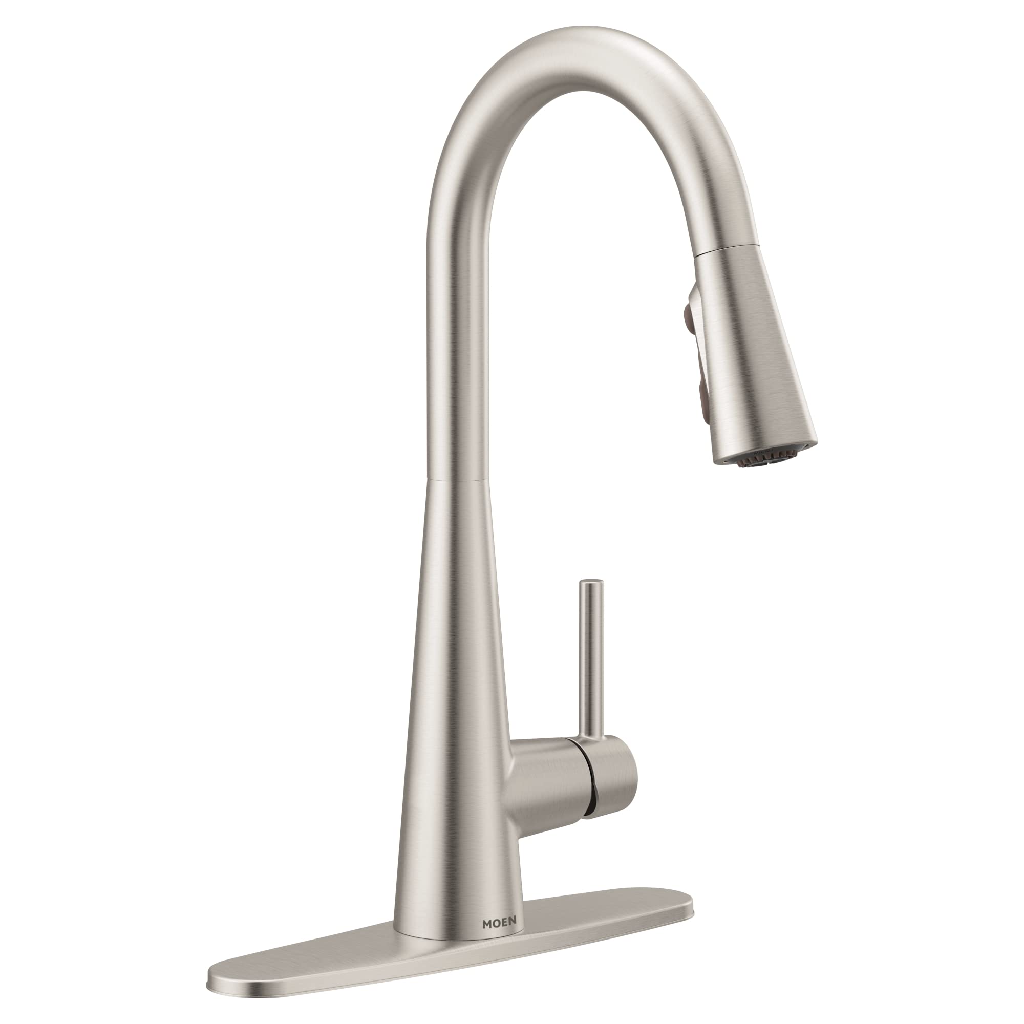 Moen 7864SRS Sleek One Handle High Arc Pulldown Modern Kitchen Faucet