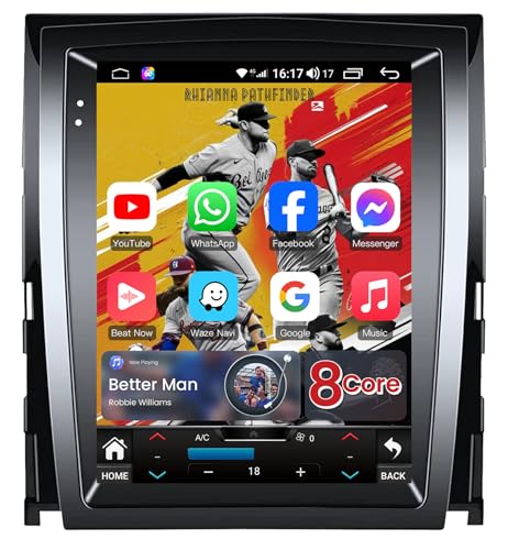 Image of [8Core-4G+64G] Car Radio for Cadillac Escalade SLS 2007-2014: 9.7 inch Touch Screen Stereo with CarPlay Android Auto Bluetooth 5GWiFi GPS Navigation FM AM RDS DSP SWC Backup Camera