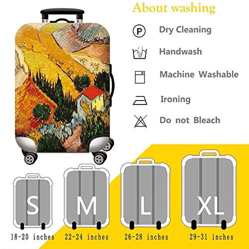 Image of Homarket Luggage Cover for 26-28 Inch Suitcase, Elasticated, H510