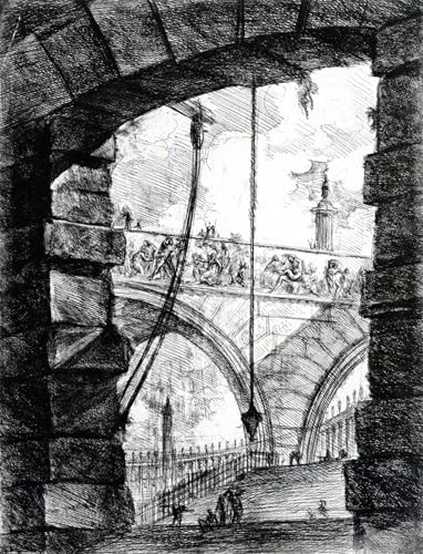 Reproduccion de lienzo Carceri de Piranesi para regalo especial