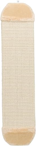 TRIXIE Tabla Rascadora XL con Peluche, 18x78 cm, Beige