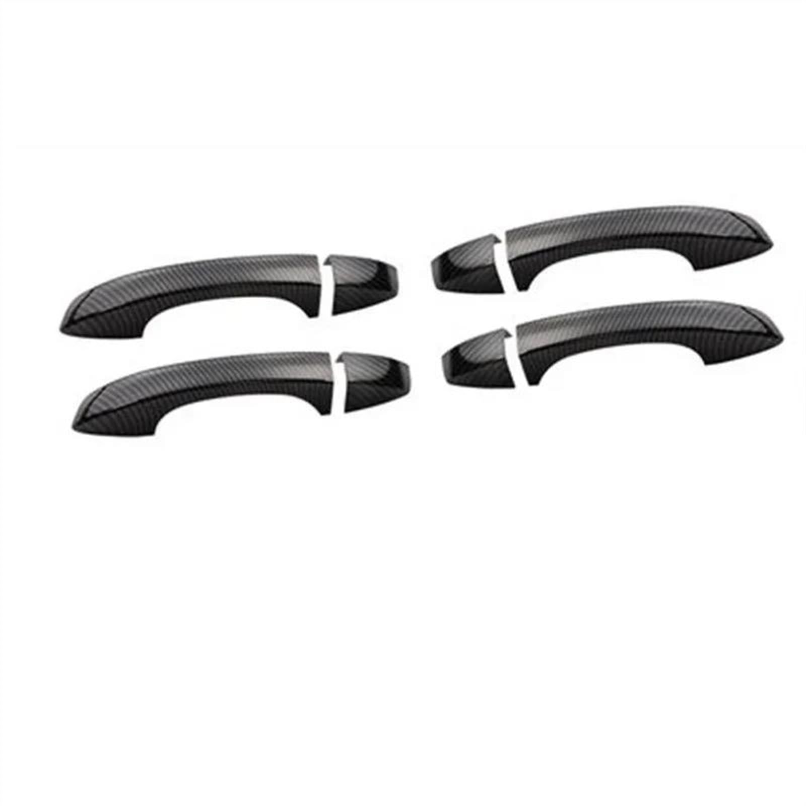 Noheeu Carbon A Chrome For Golf 7 Mk7 2013-2019 Car Side Door Handle Bowl Trim Cover Sticker Styling Accessories(Carbon A)