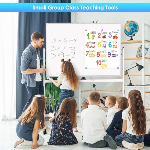 maxtek Rolling Whiteboard, 48x36 Large Magnetic White Board with Stands, Big Double-Sided White Board Dry Erase on Wheels for Homeschool, Home Office, Office, School (Silver, 48 x 36) - Image 6