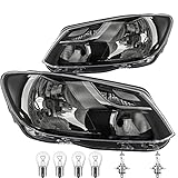 P21/5W Lampe mit Metallsockel Scheinwerfer Set H4/P21/5W für Caddy III Kombi 2KB inkl. Osram Lampen mit Stellmotor LWR