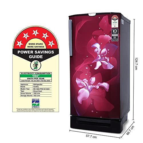 Godrej 5 Star Inverter Direct-Cool Single Door Refrigerator - Image 3