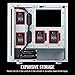 Corsair CARBIDE 275R Mid-Tower Gaming Case, Tempered Glass- White (CC-9011133-WW)