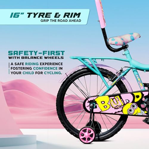 Leader Buddy 16T Sea Green/Light Pink Colour Cycle for Kids/Age Group 5-8 Years 6 51wyp+Jd1rL
