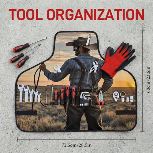 Delantal de trabajo Cowboy West con ajuste y bolsillos miniatura 2