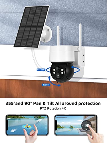 Reobiux 2K 3MP Telecamera Wi-Fi Esterno Senza Fili...