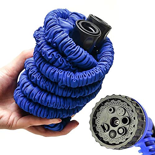 Mangueira Expansivel Magica Jardim 15M Flexivel Limpeza Carro Casa Quintal