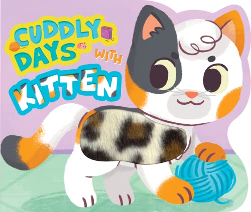 Image of Little Hippo Books Cuddly Days with Kitten - Touch and Feel Board Book - Sensory Board Book