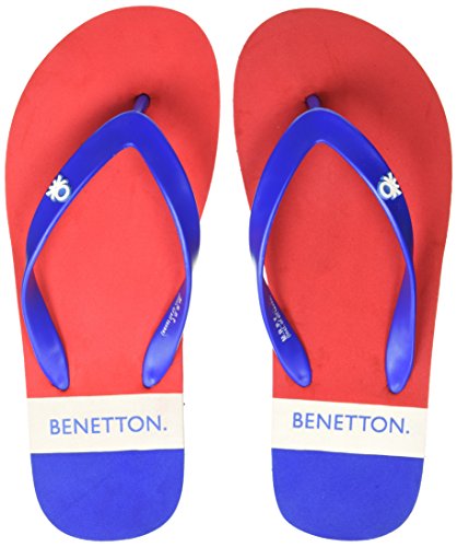 United Colors of Benetton Mens Red Flip-Flops - 9 UK/India (43 EU) (B0748M5L65) Amazon Price History, Amazon Price Tracker