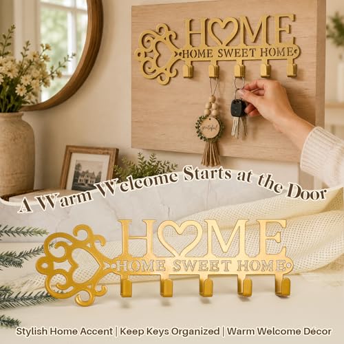 Housewarming Gifts New Home, New Home Gift Basket for Homeowners, Cozy House Warming Gift Set with Mugs, Kitchen Towels & Key Holder, Realtor Closing Gifts for Home Buyers Homeowner - Image 5