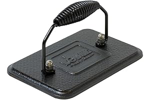 Lodge Cast Iron Accessories: LGP3 Rectangular Cast Iron Grill Press