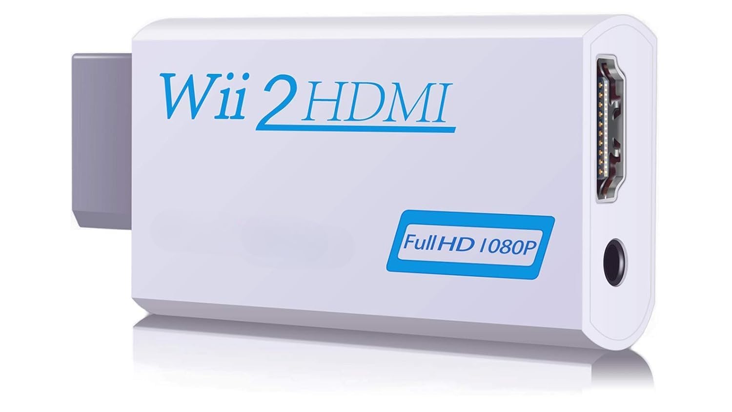 MICROWARE Wii to HDMI Converter 720P 1080P HD Output Adapter White