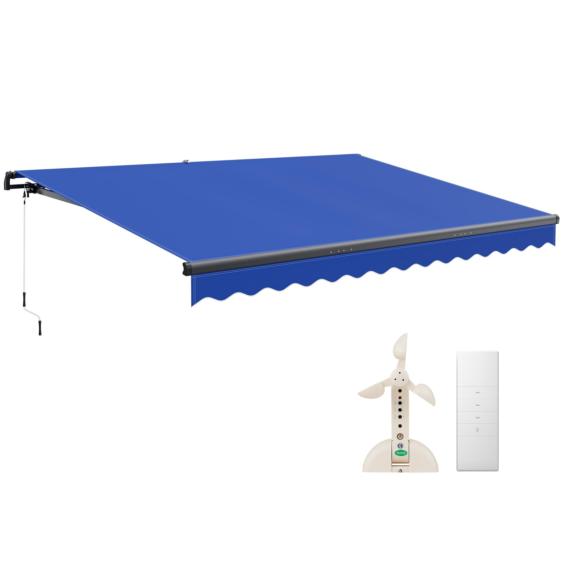 Amazon.com : CO-Z 16 x 10 ft Electric Retractable Awning