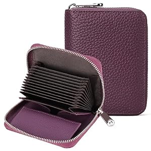 SENDEFN Geldbörse Damen, Portemonnaie mit Reißverschluss und viele Fächer, Geldbeutel Leder, RFID-Schutz Kartenhalter mit vielen Fächern, klein und im Kurzformat Brieftasche Für Frauen