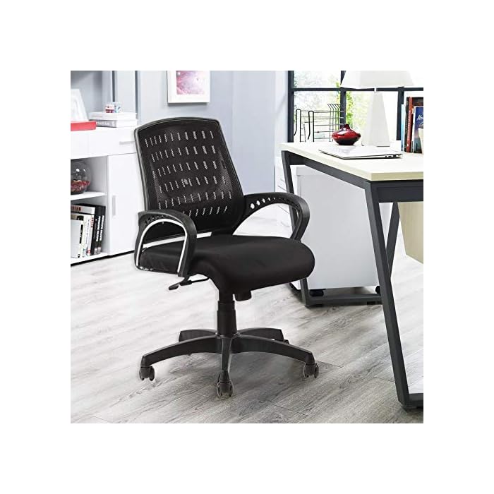 Buy Zuari Furniture Ace Model Home Office Chair in Black mesh with