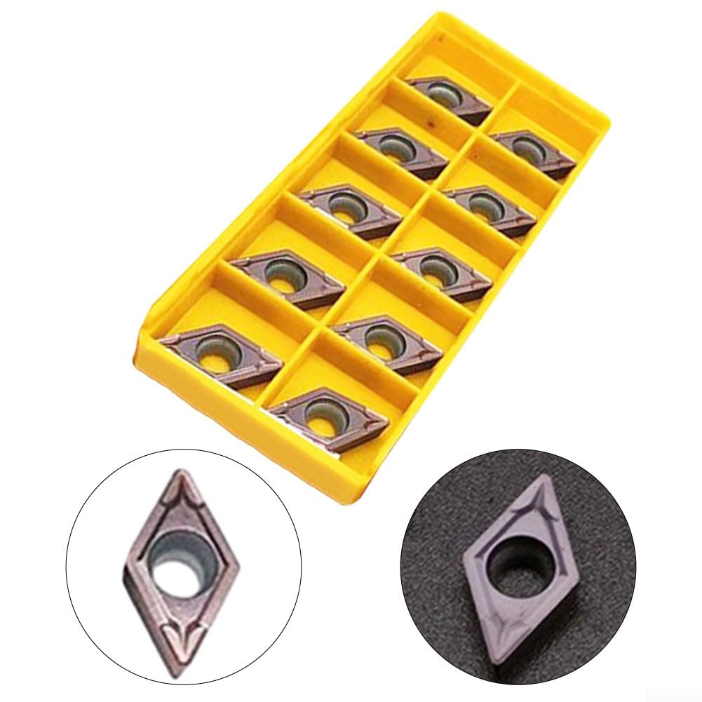 10pcs DCMT11T308 MPVP15TF Lama di tornitura in carburo