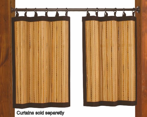 Versailles Home Fashions Stainless Steel Indoor And Outdoor 66/120-Inch Duo Tension Rod, 3/4-Inch Diameter, Espresso #TOP5