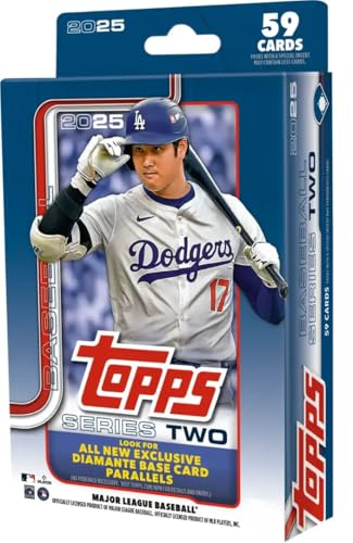 2025 Topps Series 2 Baseball Trading Card Hanger Box (Look for Exclusive Diamante Base Card Parallels)