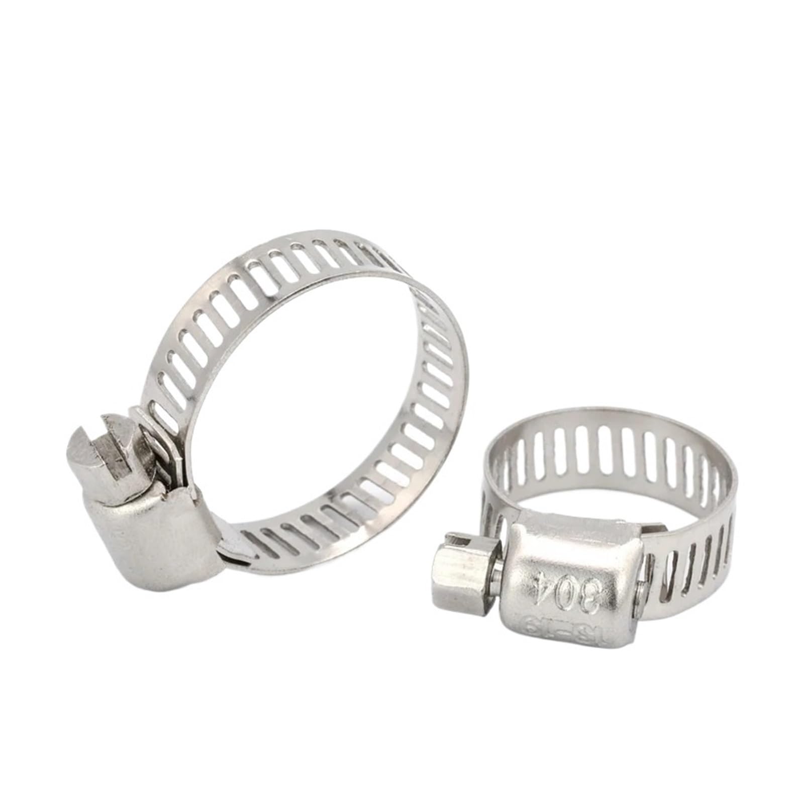 Hose Clips 3-10pcs Hose clamp Adjustable 6-82mm Stainless Steel Worm Gear Clip Lock for Water Pipe Plumbing for Home Water Line(33-57mm 3pcs)