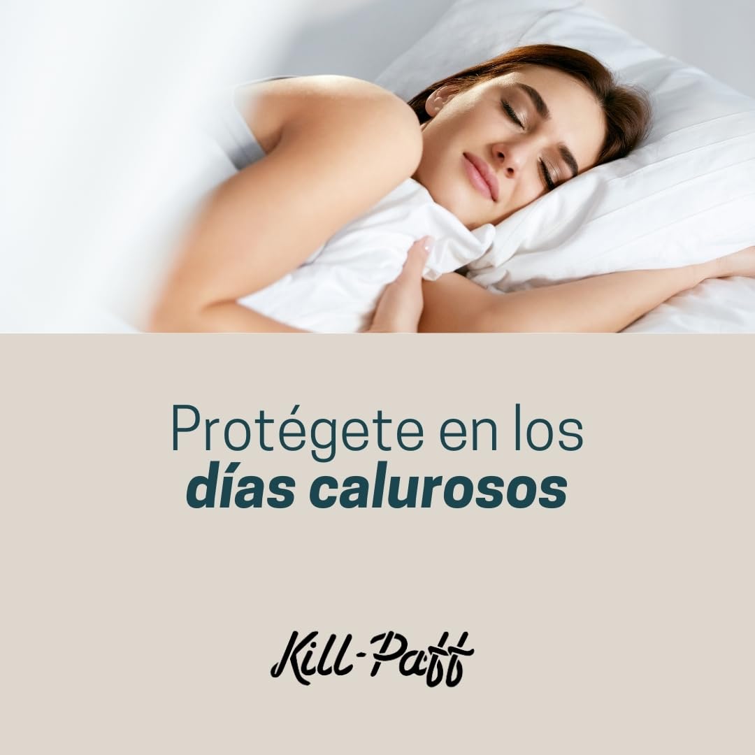 KILL-PAFF | Antimosquitos Eléctrico | Protección Eficaz Contra Mosquitos Tigre y Transmisores de Enfermedades Tropicales | Sin Olor | 90 Noches de Protección | 2 Recambios 33 + 33 ml