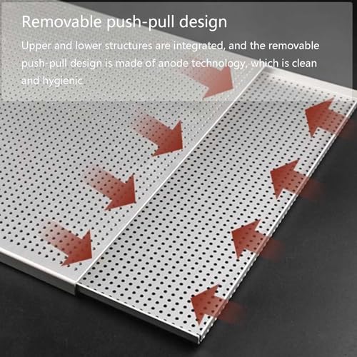 Plaque de cuisson perforée antiadhésive pour pâte feuilletée, feuille, gâteaux - Idéal pour une utilisation au four