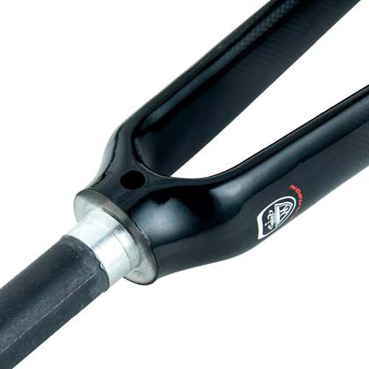 Horquillas Rígidas De Bici De Carbono 700C Horquillas De Bicicletas De Carretera Freno De Disco Horquilla Delantera De Recto De 1-1/8" Liberación Rápida 9x100mm(Matte Black)