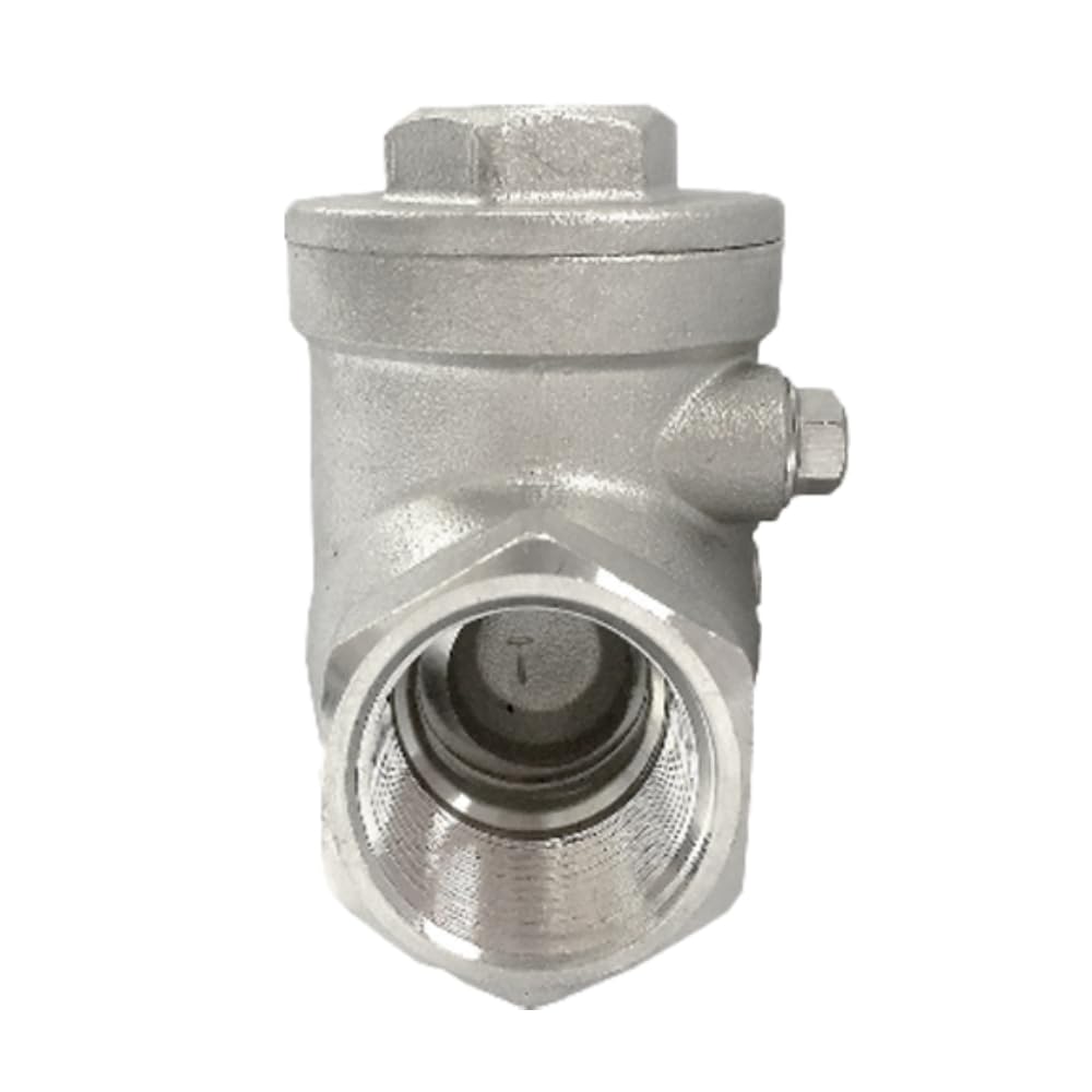 AF Valvola di ritegno a bassa pressione in acciaio inox SS316, 3/8" NPT, fino a 200 PSI, valvola di non ritorno con sede in metallo per acqua, olio e gas