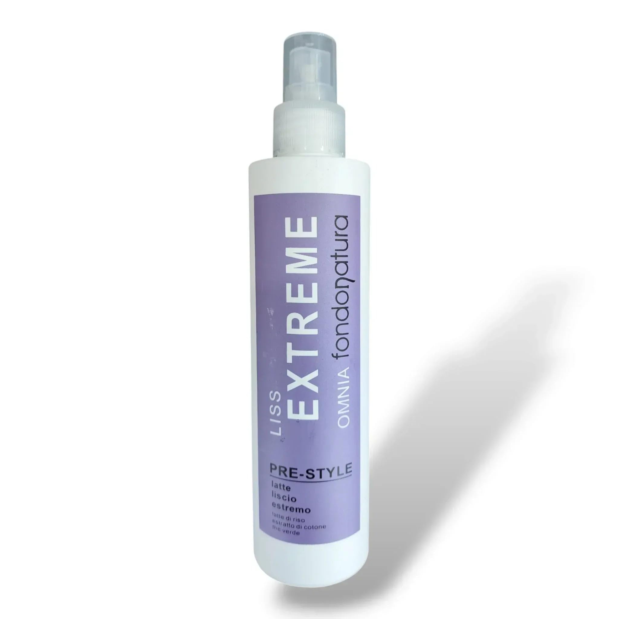 Fondonatura Liss Extreme Latte Lisciante 200 ml - Effetto Anticrespo Istantaneo, Morbidezza Senza Risciacquo - Con Oli Vegetali - Senza Parabeni e Alcool - Per Capelli Indisciplinati e Ricci