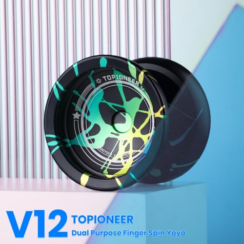 Yoyo LED Professionnel – 5,7 Cm, Plastique Réactif, Lumineux – Pour Enfants Et Adultes – Bleu, Coordination Et Fun