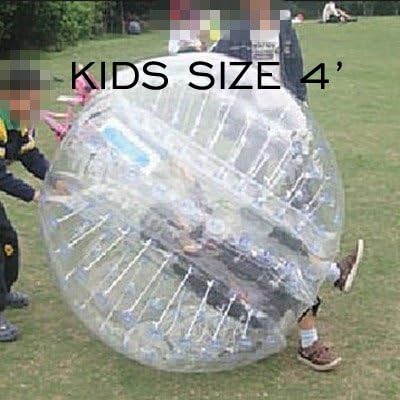AmazingsportsTM Bubble Football Ball Suit For Kids Cheap 4FT 1.2m Transparent PVC