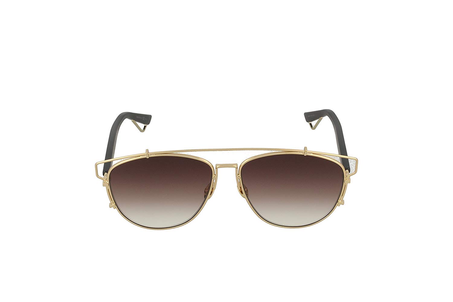 美品✨Christian Dior Logo Gold Sunglasses Amazon.com: Dior Brow Bar Sunglasses Technologic RHL86 Gold
