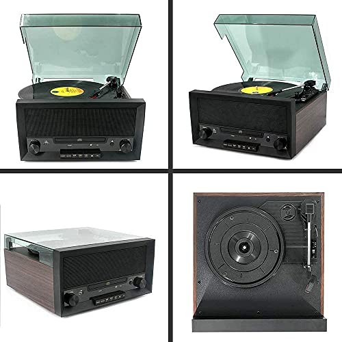 TAISK Platine Tourne-Disque Bluetooth, Tourne-Disque phonographe Vintage 3 Vitesses avec Haut-parleurs intégrés Cadeau… - Les Beatles, Paul McCartney, John Lennon, RIngo Starr, George Harrison TAISK Platine Tourne-Disque Bluetooth, Tourne-Disque phonographe Vintage 3 Vitesses avec Haut-parleurs intégrés Cadeau… – Image 4