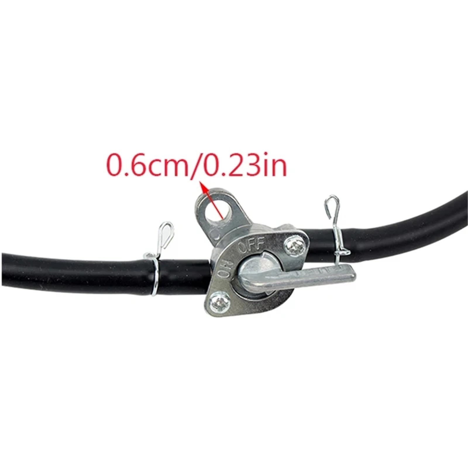 1m Rosso Olio Calze Carburante Linea Tubo Benzina Moto - Foto 4