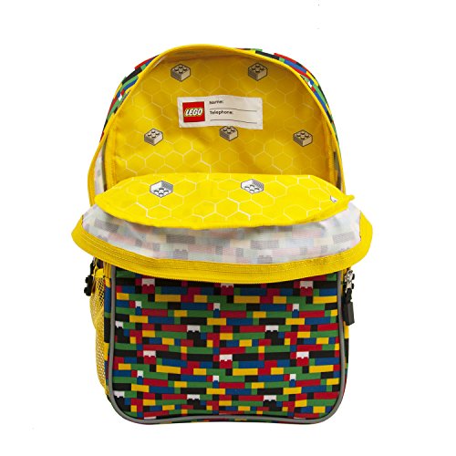 Lego Heritage Classic Kids School Backpack Bookbag, For Travel, On-The-Go, Back To School, Boys And Girls, With Adjustable Padded Straps And Fun Patterns, Brick Wall #TOP5