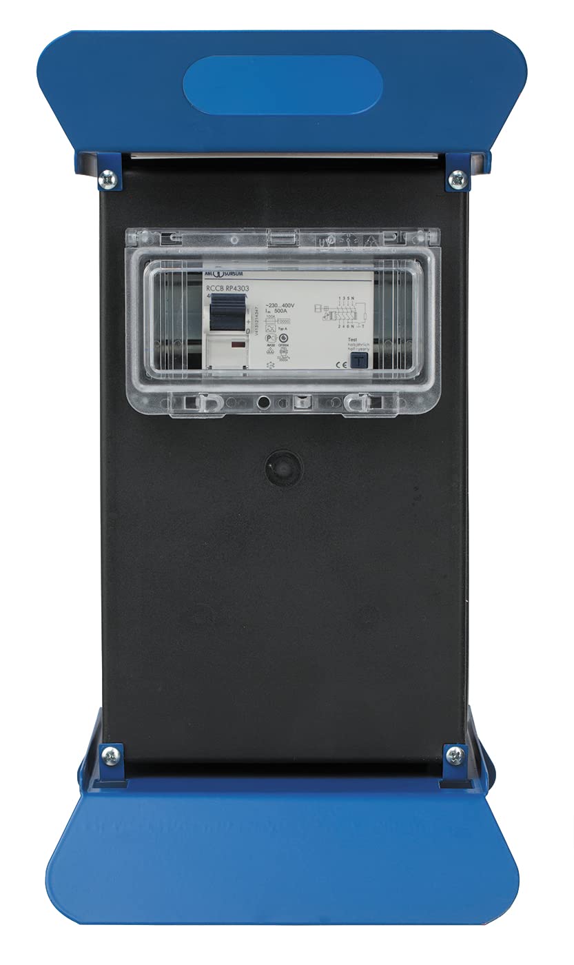as - Schwabe 60845 Stecky 11+ Przenośny Mobilny Dystrybutor Zasilania Pudełko z 4 Gniazdami Schuko i 2 Gniazdami, IP44