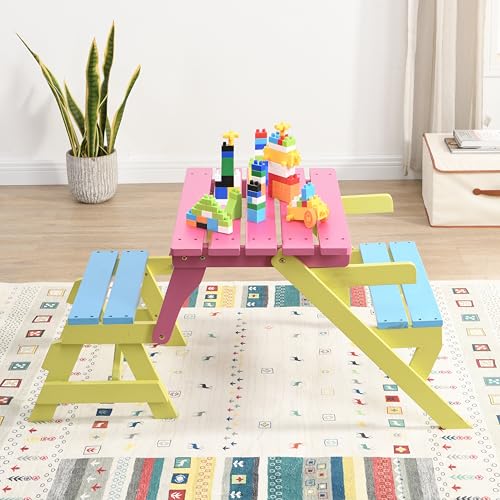 Multi Functional ARM Chair,Table+ 2 Benches (All in one)