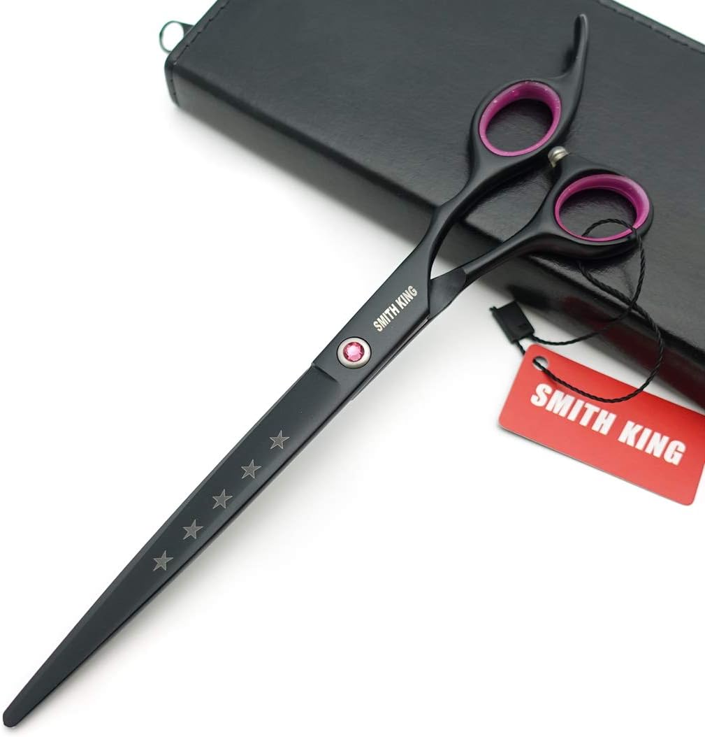Smithking 8.0 inches Professional Dog Grooming Scissors Set Straight Scissors