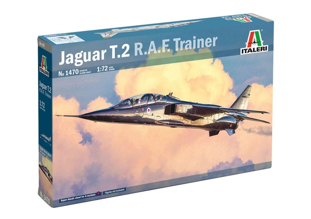 Italeri 1470 RAF Jaguar T2 Trainer 1:72 Scale Plastic Model Kit