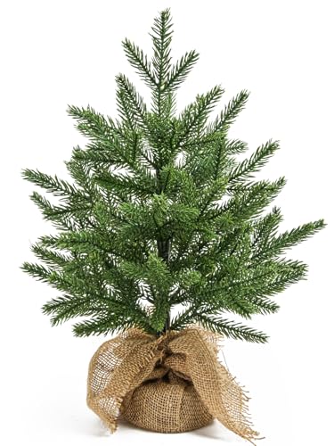 Mini Weihnachtsbaum Künstlich, 45cm Kleiner Grüner Weihnachtsbaum...