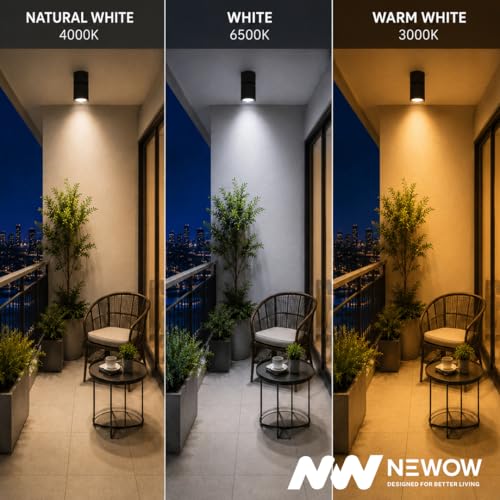 Image of NW 7W Glider SF Moveable Black with Rose Gold Aluminium 360 Degree Adjustable Cylindrical Shape LED Surface Light | COB Light | Wall Light | Spot Light | Light Color- White (Pack of 4)